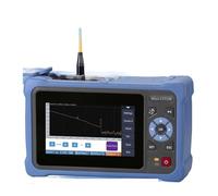 Testeur de câbles à fibres optiques, MINI OTDR 1310/1550nm 26/24dB Réflectomètre à fibre optique, écran tactile VFL OLS OPM Carte d'événements Testeur de câbles Ethernet(AUA800U 1310 1550nm)