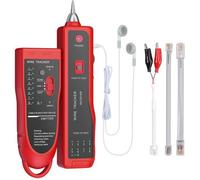Testeur de câbles - AIMOONSA - Tracker RJ11/RJ45 - Multifonction - Test continuité - Rouge