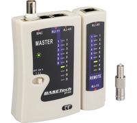 Testeur de câbles BT-200 Basetech BT-200 Convient pour RJ-45, RJ-11, BNC