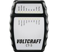 Testeur de câbles CT-3 VOLTCRAFT CT-3 Convient pour Câble HDMI de type A, HDMI 1.0, 1.1, 1.2, 1.2a , 1.3 a/b/c, 1.4/a