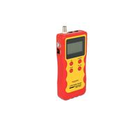 DeLock Testeur de câbles 86108 – BNC, RJ-12/RJ-45, USB, Écran LED, 9V, Jaune/Rouge, sans piles