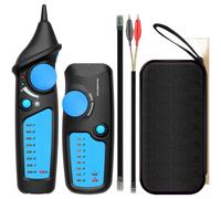 Testeur de Câbles Réseau FWT81 Traceur Fil ABS | Double molette ergonomique, conception tactile, économie d'énergie, détection analogique, usage professionnel