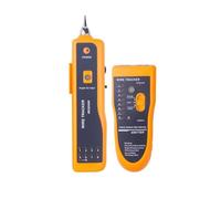 Testeur de câbles réseau LAN for détecteurs STP UTP Cat5 Cat6 RJ45 RJ11, détecteur ligne, traqueur fils téléphoniques, kit d'outils diagnostic tonalité Tests de transmission(Giallo)