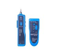 Testeur de câbles réseau LAN for détecteurs STP UTP Cat5 Cat6 RJ45 RJ11, détecteur ligne, traqueur fils téléphoniques, kit d'outils diagnostic tonalité Tests de transmission(Blauw)