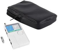 Testeur de câbles réseau LAN portable 4-en-1 avec télécommande (RJ11, RJ45, USB, BNC) pour câbles UTP et STP