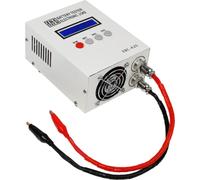 Testeur de capacité de batterie EBC-A20 - Analyseur de batterie précis - Précision de 0,001 Ah - 3 modes : décharge/charge/puissance constante - Couleur : blanc cassé