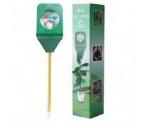 Testeur de capteur de sol, moniteur d'eau de plante, humidimètre de sol et de plante, hygromètre de sol pour jardin, pelouse, ferme, intérieur et extérieur, sans pile requise Splastique