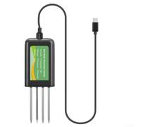 Testeur de capteur de sol USB pour Android et pour systèmes Hongmeng avec application en temps réel humidité, ph, température, conductivité, salinité, NPK, détecteur de nutriments IP68, sonde