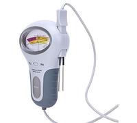 Testeur de chlore avec grand écran - Appareil de contrôle de la qualité de l'eau - Sonde pour piscine - Mesure du pH - 1 analyseur de CL2 - Livré avec manuel d'utilisation