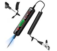 Testeur de Circuit Intelligent 0.8V-100V DC Testeur de Tension de Voiture | Car Electrical Tester Numérique Écran Rétroéclairé,Tension de Fusible Auto Lampe Poche pour Voiture Continuité et Résistance