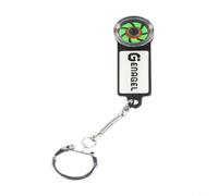 Testeur de circulation pour électrovannes Détecteur AC pour indicateur de direction de rotation des moteurs de pompe Boîtier ABS robuste avec porte-clés pour diagnostic industriel Noir