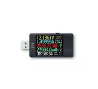 Testeur de compteur puissance USB 3.1, multimètre numérique, testeur courant, détecteur tension, interprète Lua intégré DC 26V 6A Bricolage électronique(CT-3AL)