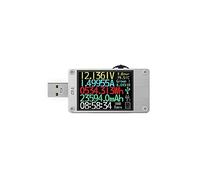 Testeur de compteur puissance USB 3.1, multimètre numérique, testeur courant, détecteur tension, interprète Lua intégré DC 26V 6A Bricolage électronique(CT-3L)