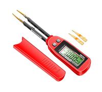Testeur de condensateur SMD GN701, 3000 points, pincettes numériques LCD | Teste la diode de capacité de résistance, broches plaquées or, mise hors tension automatique, pour réparation en laboratoire