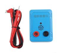 Testeur de continuité de buzzer 9 V pour câble métallique, circuit PCB, contrôle du circuit avec alarme audio forte et indicateur de lumière visuelle ABS blanc (C)