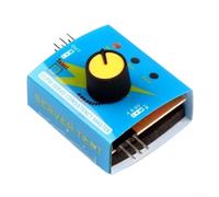 Testeur de contrôleur RC avec trois modes manuel neutre automatique pour test de moteur Appareil compact bleu avec indicateur LED et bouton rotatif pour un réglage précis et un étalonnage des systèmes