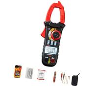 Testeur de courant AC 1000 A, pile non incluse | Rétroéclairage LCD et lampe de travail pour contrôle de courant à conducteur unique, mâchoire de 28 mm, batterie non incluse