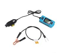 Testeur de courant numérique pour fusibles de voiture, plage 12 V 0,01-19,99 A avec écran LCD éclairé et lumière de travail, testeur pour circuits de véhicule jusqu'à 20 A charge (tête de pile CNBJ