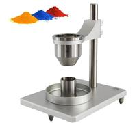 Testeur de débit de poudre avec entonnoir en acier inoxydable, hauteur réglable pour tests de métallurgie et de matériaux en laboratoire