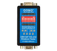 Testeur de dérivation RS232 avec moniteur LED, module DB9 mâle vers femelle