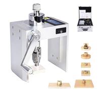 Testeur de force de collage de carrelage, testeur de force de traction intelligent 10KN avec 14 blocs de test, appareil de test d'adhérence pour carreaux et revêtements avec fonction de maintien de