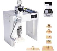 Testeur de force de liaison, testeur de force d'adhérence intelligent 10 KN avec 14 blocs de test filetés, appareil de test de résistance à la traction de peinture pour revêtements et adhésifs