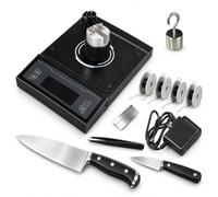 Testeur de netteté de lame, plage de test 0-3000 g, résolution 0,1 g | Mesure les pics de force de coupe, support magnétique 360°, pour couteaux de cuisine et industriels