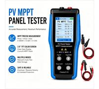 Testeur de panneaux solaires MPPT 800W, analyseur PV 60V 35A, écran TFT 2,8 pouces, compteur de puissance Voc Isc, enregistreur de données 14 groupes pour système solaire GRAY
