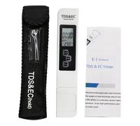 Testeur de pH 0,01 for la qualité l'eau avec plage mesure 0-14, testeur 3 en 1, pH-mètre, TDS, EC, température,Analyse fiable