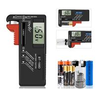 Testeur de piles numérique universel AIMOONSA - AA AAA C D 1,5V 9V, LCD portable