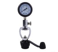 Testeur de pression de réservoir de plongée, jauge de cylindre de plongée 5000 psi/350 bar avec valve G5/8, testeur de vitesse de plongée portable résistant à l'eau salée pour contrôles pré-plongée