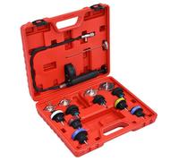 Testeur de pression - vidaXL - 14 pcs - Universel - Durable - Mallette rouge