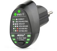 Testeur de prise électrique - OKZ® - Détecteur de polarité RCD - Test automatique de fil de terre