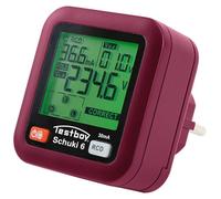 Testeur de prise Testboy Testavit Schuki 6, vérification des erreurs de connexion ou de câblage (écran LCD 2,0 pouces, facile à utiliser, test rapide et sûr, testeur de prise)