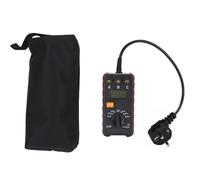 Testeur de Protection Contre les Fuites, Testeur de Prise 3 Pôles, Mesure Temps d'Action Courant 10mA - 35mA, 0,001s - 1,000s, Prise US 100-240V - Multi Tests, Sécurité Renforc