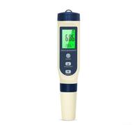 Testeur de qualité de l'eau 5 en 1 avec écran LCD | pH mètre numérique pour salinité conductivité température | Calibrage automatique pour piscine aquarium eau potable