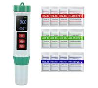 Testeur de qualité de l'eau 5 en 1, pH/EC/TDS/salinité/température, portable