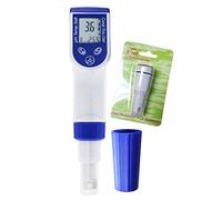 Testeur de qualité de l'eau 6-en-1 pH-mètre Multi-paramètres Kit (pH ORP TDS Salinité Conductivité CE Température Meter) Étanche Numérique type de stylo avec Remplaçable Sonde ORP