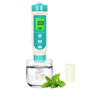Testeur de qualité de l'eau 7 en 1 : pH, TDS, EC, salinité, ORP, densité spécifique (SG) et température, étanche IP67