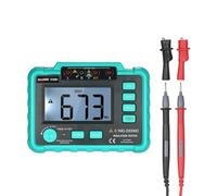 Testeur De Résistance D'isolation, Testeur De Résistance D'isolement Numérique Vc60b + Lcd Mégohmmètre Mégohmmètre Dc250/500/1000v Pour Tests De Résistance Des Moteurs Câbles Équipements Électriques