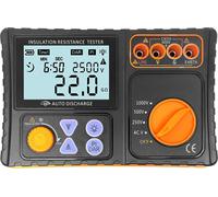 Testeur de résistance d'isolement 250 V/500 V/1000 V avec écran LCD haute définition et mesureur de résistance pour tester les équipements électriques