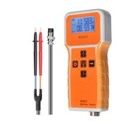 Testeur de Résistance Interne Batterie 1uΩ à 200Ω, 0 à ± 100V CC, Mesureur de Tension Portable avec Sonde, Analyseur de Batterie Interne pour Batteries Li, Zine, Pb-acide, Ni-CD, et Li-Fe RC3563