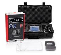 Testeur de rugosité de surface Ra/Rz/Rq/Rt, profilomètre numérique portable de haute précision avec bloc d'étalonnage et support, jauge de finition de surface portable