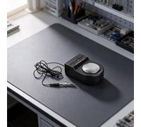 Testeur de sangle de poignet 498 et instrument de test de mise à la terre avec voyants d'état LED pour la fonction de boucle antistatique et la vérification de la connexion