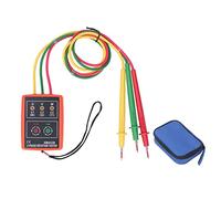 Testeur de séquence triphasé Indicateur de rotation de phase AC portable SM852B ABS rouge et noir 60 V à 600 V 20 Hz à 400 Hz pour détection de tension de moteur électrique