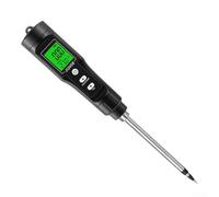 Testeur de sol, 1 ensemble de compteurs numériques compensés de température IP67, sonde étanche à l'eau avec affichage LCD et maintien des données pour l'agriculture en jardin (rallonge)