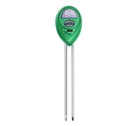 Testeur de sol 3 en 1 : humidité, lumière, capteur de pH, moniteur d'eau végétale, capteur hygromètre pour jardinage, agriculture, intérieur et extérieur, jardin, agriculture, pelouse, légumes, pas