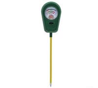 Testeur de sol 3 en 1 pour mesurer l'humidité, le pH et la fertilité, aucune pile nécessaire, sondes de sensibilité en plastique et métal, taille 27,5 x 6,5 x 3,5 cm pour jardins et fermes