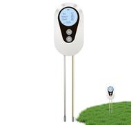 Testeur de sol | Testeur numérique d'humidité du sol 4 en 1 | Testeur de température pH léger pour vergers terres agricoles en pot fleurs fruits légumes jardiniers de balcon cultivé