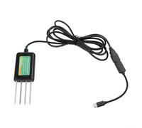 Testeur de sol USB - 8 fonctions - Moniteur d'humidité et de nutriments - Pour plantes d'intérieur et d'extérieur - Hygromètre - Aide à l'agriculture - 4,6 x 1,6 x 12,8 cm